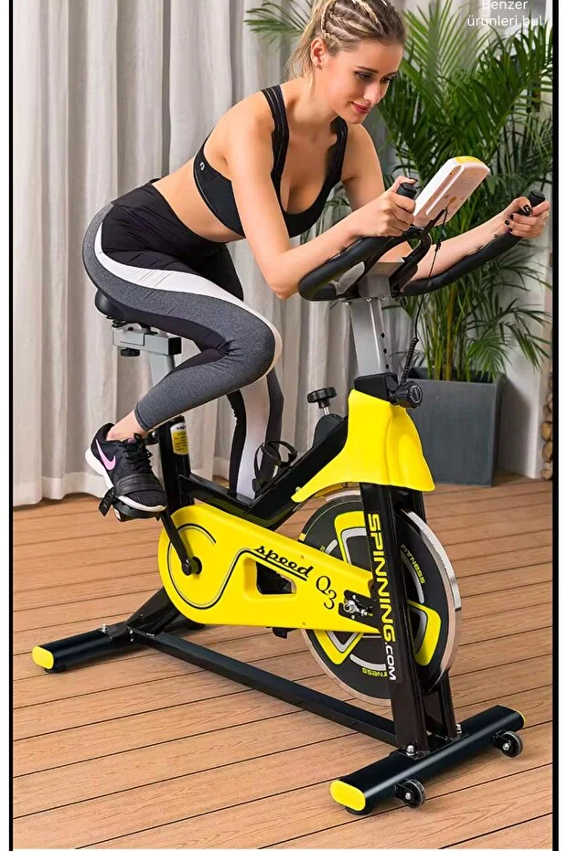 Kondisyon Bisikleti Spor Koşu Egzersiz Bisikleti Spin Bike Dikey Ev Bisikleti 2